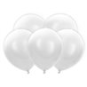 Balony Led 30cm, biały (1 op. / 5 szt.)