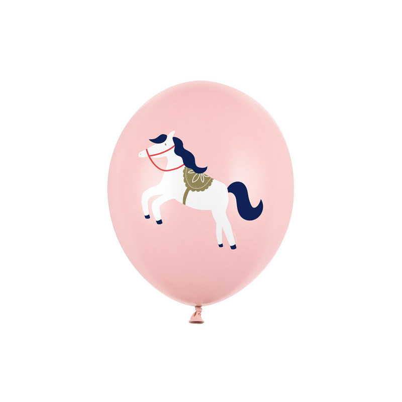 Balony Konie Koniki 30cm Różowe (1 op. / 50 szt.)
