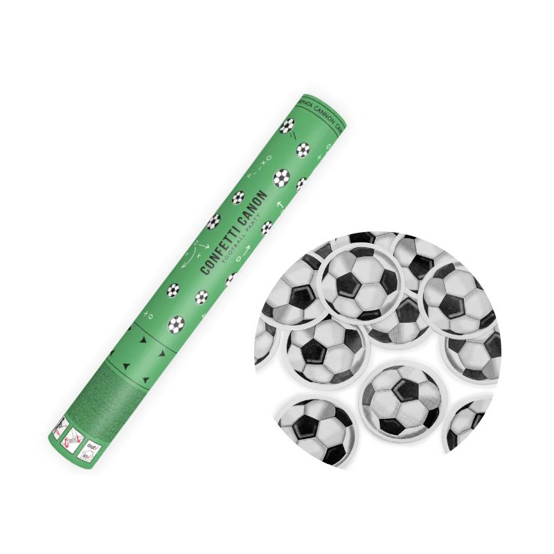 Tuba z konfetti Piłki piłkarskie konfetti strzelające 40 cm
