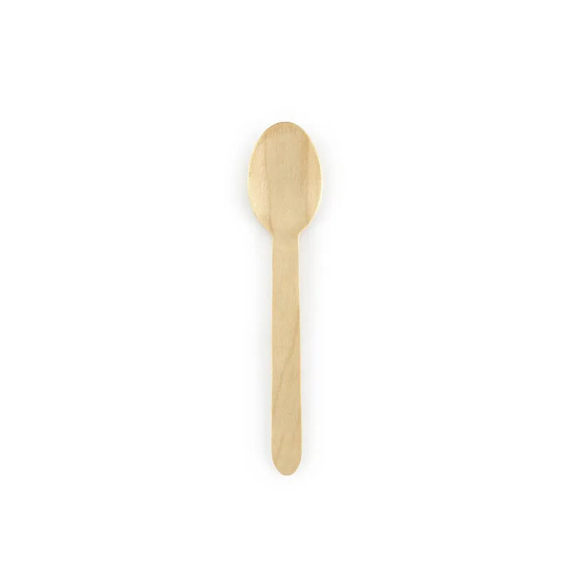 Drewniane łyżki zestaw 100szt 16cm łyżka eko sztućce