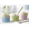 Sztućce drewniane pastelowe kolory mix eko 16cm 18 szt
