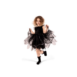 Strój dziecięcy sukienka Wiedźma Czarownica, rozmiar 116-128 na Halloween