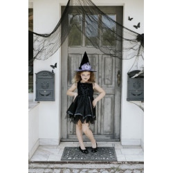 Strój dziecięcy sukienka Wiedźma Czarownica, rozmiar 116-128 na Halloween
