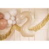 Balon foliowy Cyfra ''2'', 72cm, beż