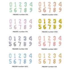 Balon foliowy Cyfra ''3'', 72cm, jasny różowy