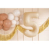 Balon foliowy Cyfra ''5'', 72cm, beż