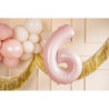 Balon foliowy Cyfra ''6'', 72cm, jasny różowy