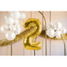 Balon foliowy Cyfra ''2'', 72cm, jasny złoty