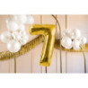 Balon foliowy Cyfra ''7'', 72cm, jasny złoty