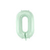 Balon foliowy Cyfra ''0'', 72cm, zieleń
