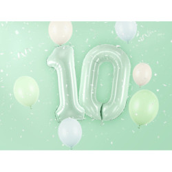 Balon foliowy Cyfra ''0'', 72cm, zieleń
