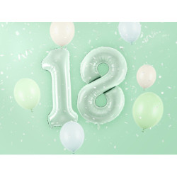 Balon foliowy Cyfra ''1'', 72cm, zieleń