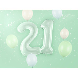 Balon foliowy Cyfra ''1'', 72cm, zieleń