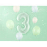 Balon foliowy Cyfra ''3'', 72cm, zieleń