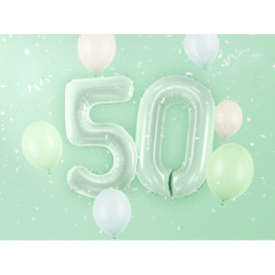 Balon foliowy Cyfra ''5'', 72cm, zieleń