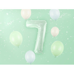 Balon foliowy Cyfra ''7'', 72cm, zieleń
