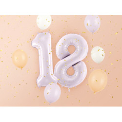 Balon foliowy Cyfra ''8'', 72cm, fiolet