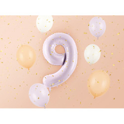 Balon foliowy Cyfra ''9'', 72cm, fiolet