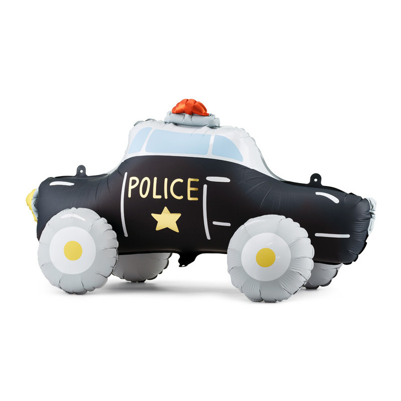 Balon foliowy stojący Wóz Policyjny Policja 90 x 41 cm