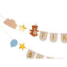 Baner na ROCZEK First Birthday z misiami, 2,55 m
