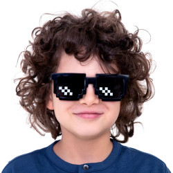 Imprezowe Okulary Piksele przyciemniane 1szt