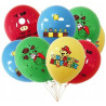 Balony gumowe z nadrukiem Mario (8 szt.)