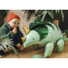 Balon foliowy Dinozaur Triceratops zielony 101x60.5cm stojący