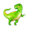 Balon foliowy Dinozaur zielony duży 24" uśmiechnięty FX