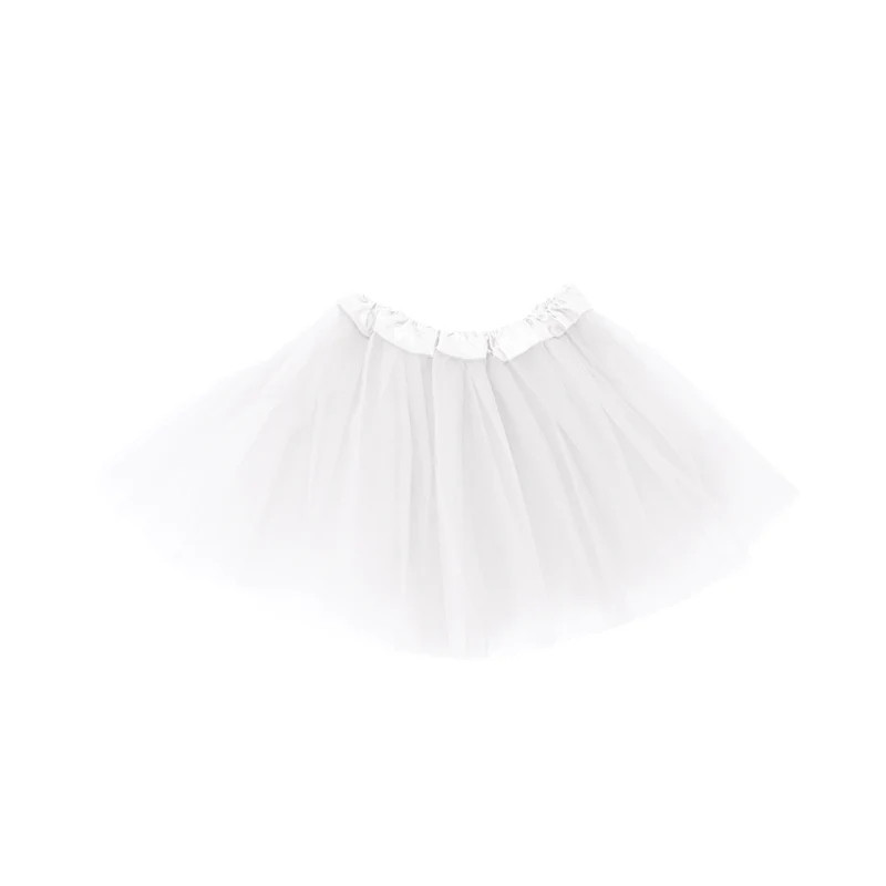 Spódniczka tiulowa biała 30cm na gumce