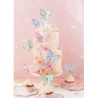 Toppery na tort Motylki Motyle, 9 x 6.5 cm, mix (1 op. / 9 szt.)