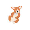Serwetki Piesek Corgi, 11x15 cm, mix (1 op. / 12 szt.)