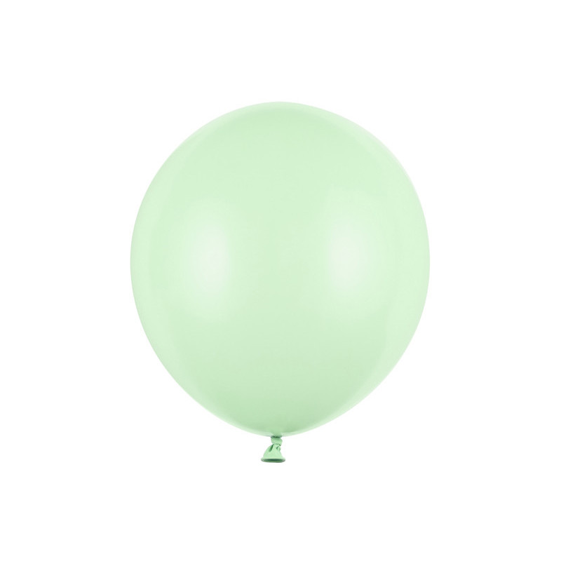Balony Strong 43cm 19" duże kule, Pastel Pistachio Pistacjowe (1 op. / 25 szt.)