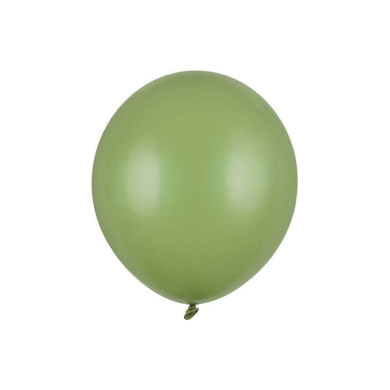 Balony Strong 43cm 19" duże kule, Pastel Rosemary Green Zielone (1 op. / 25 szt.)