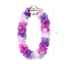 NASZYJNIK HAWAJSKI Ombre FIOLETOWY 115cm puszysty Tropikalne Kwiaty Aloha