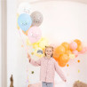 Balony Kotki 12cali 6szt. zestaw URODZINY kolorowe baloniki kot