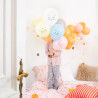 Balony Kotki 12cali 6szt. zestaw URODZINY kolorowe baloniki kot