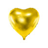 Balon foliowy metalizowany złoty Serce 61cm