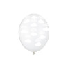 Balony Chmurki 6szt Crystal Clear 30cm