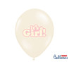Balony 30cm, It's a Girl, Pastel Mix (1 op. / 50 szt.)