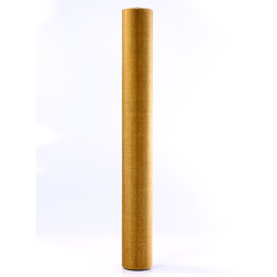 Organza Glittery, złoty, 0,36 x 9m (1 szt. / 9 mb.)