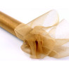 Organza Glittery, złoty, 0,36 x 9m (1 szt. / 9 mb.)