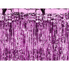 Kurtyna foliowa metalizowana Fuksja Ciemny Różowy 90 x 250cm