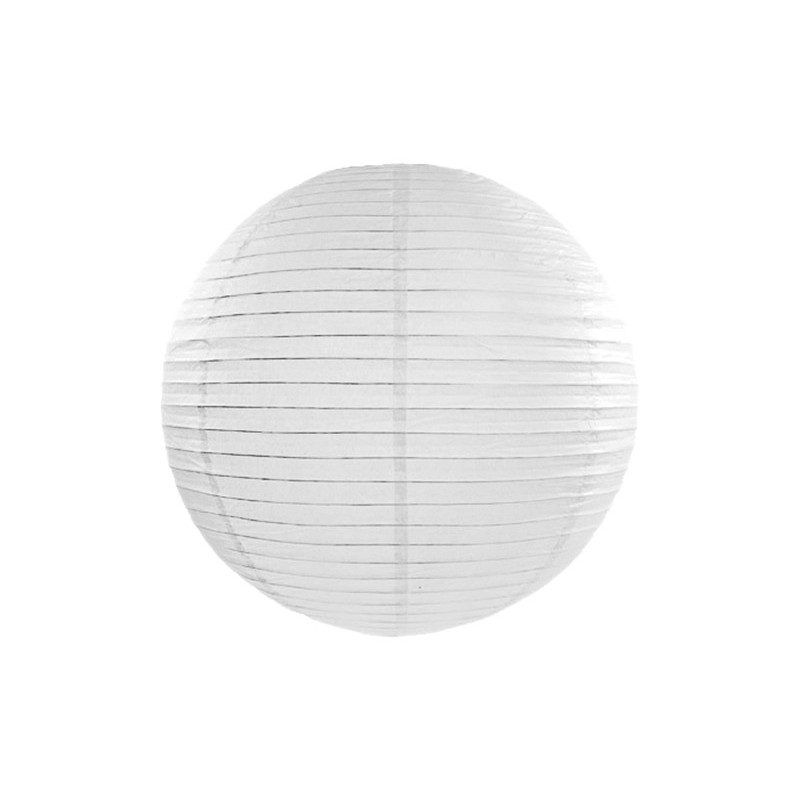 Lampion papierowy, biały, 45cm