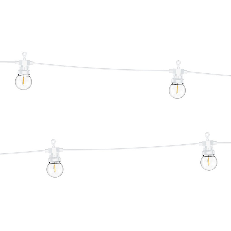 Lampki dekoracyjne LED, biały, 5m