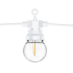 Lampki dekoracyjne LED, biały, 5m