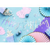 Baner Happy Birthday, opalizujący, 16,5x62cm