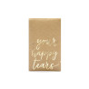 Chusteczki higieniczne Your happy tears, złoty, 7,5x12cm (1 op. / 10 szt.)