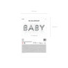 Balon foliowy Baby, 262x86cm, srebrny