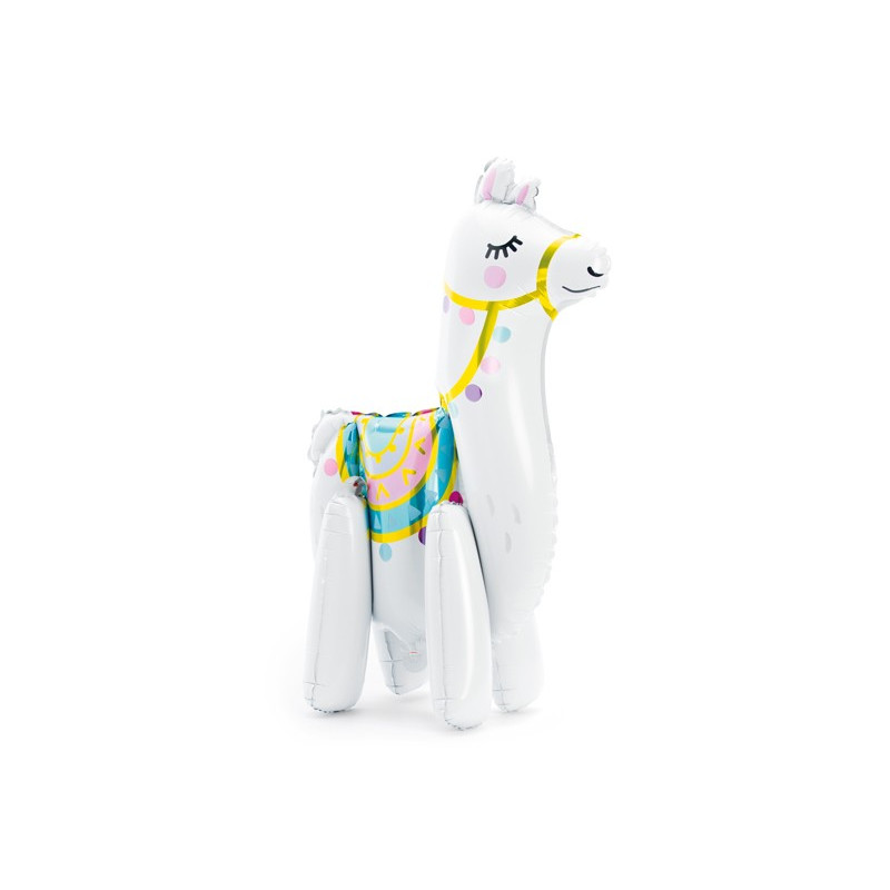 Balon foliowy Lama, 39x61cm, mix