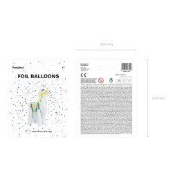 Balon foliowy Lama, 39x61cm, mix